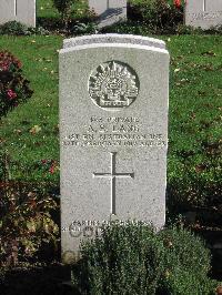 Cite Bonjean Military Cemetery Armentieres - Lang, Archibald Emile