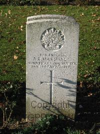 Cite Bonjean Military Cemetery Armentieres - Marshall, Arthur Reid