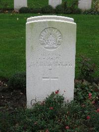 Cite Bonjean Military Cemetery Armentieres - Mason, Frederick Foster