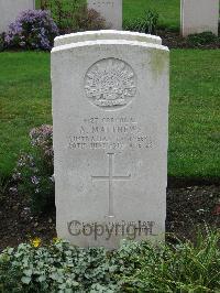 Cite Bonjean Military Cemetery Armentieres - Matthews, Alfred