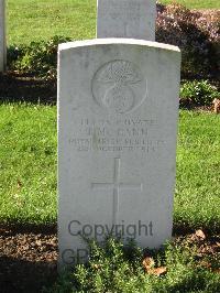 Cite Bonjean Military Cemetery Armentieres - McCann, T