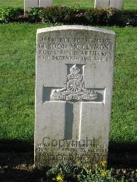 Cite Bonjean Military Cemetery Armentieres - McClymont, Gordon