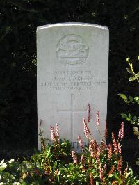 Cite Bonjean Military Cemetery Armentieres - McFarren, J