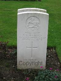 Cite Bonjean Military Cemetery Armentieres - McGaghey, Alfred Charles