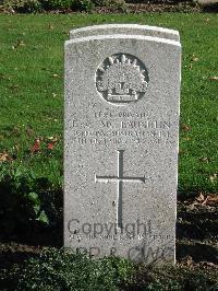 Cite Bonjean Military Cemetery Armentieres - McLaughlin, Edward Charles