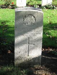 Cite Bonjean Military Cemetery Armentieres - McMurtrie, Alexander