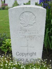 Cite Bonjean Military Cemetery Armentieres - McVarish, John Peater