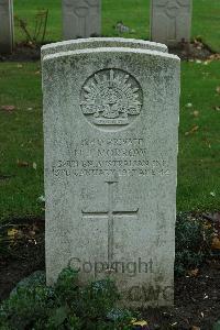 Cite Bonjean Military Cemetery Armentieres - Morrow, Herbert John