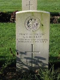 Cite Bonjean Military Cemetery Armentieres - Murray, Graham Dunmore