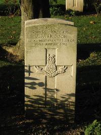 Cite Bonjean Military Cemetery Armentieres - Parkinson, J