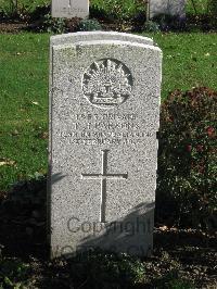 Cite Bonjean Military Cemetery Armentieres - Parsons, Thomas Henry