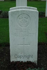 Cite Bonjean Military Cemetery Armentieres - Pearce, J