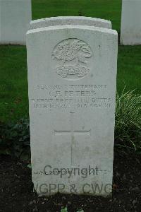 Cite Bonjean Military Cemetery Armentieres - Peters, Charles Frederick