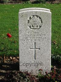 Cite Bonjean Military Cemetery Armentieres - Pottenger, James Gordon