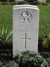 Cite Bonjean Military Cemetery Armentieres - Ramsden, J