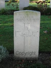 Cite Bonjean Military Cemetery Armentieres - Rawson, S