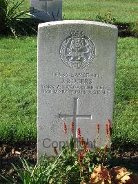 Cite Bonjean Military Cemetery Armentieres - Rogers, Joseph