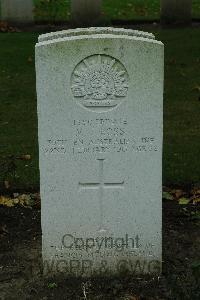 Cite Bonjean Military Cemetery Armentieres - Ross, Morgan Jones