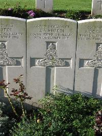 Cite Bonjean Military Cemetery Armentieres - Ruskin, J A