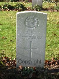 Cite Bonjean Military Cemetery Armentieres - Salt, T