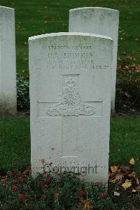 Cite Bonjean Military Cemetery Armentieres - Shimmin, Henry Reginald