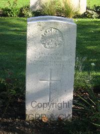 Cite Bonjean Military Cemetery Armentieres - Slocombe, Charles Ernest