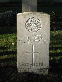 Cite Bonjean Military Cemetery Armentieres - Sorton, James Harold