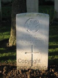 Cite Bonjean Military Cemetery Armentieres - Spedding, J J