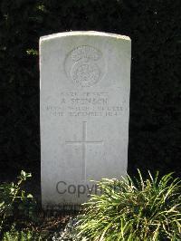 Cite Bonjean Military Cemetery Armentieres - Stenson, F