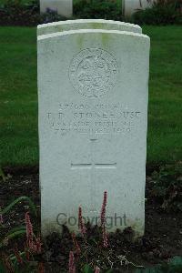 Cite Bonjean Military Cemetery Armentieres - Stonehouse, T D