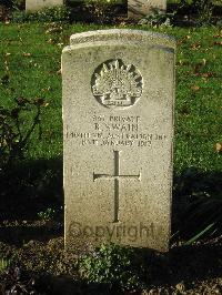 Cite Bonjean Military Cemetery Armentieres - Swain, Richard