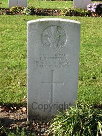 Cite Bonjean Military Cemetery Armentieres - Sweeney, Terence