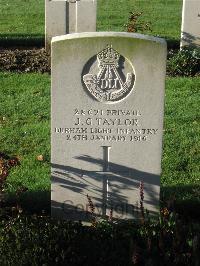 Cite Bonjean Military Cemetery Armentieres - Taylor, J G