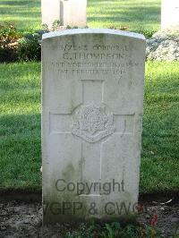 Cite Bonjean Military Cemetery Armentieres - Thompson, C