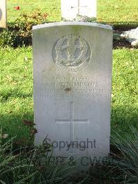 Cite Bonjean Military Cemetery Armentieres - Thompson, Sidney John