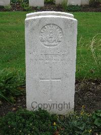 Cite Bonjean Military Cemetery Armentieres - Thompson, William Theodore