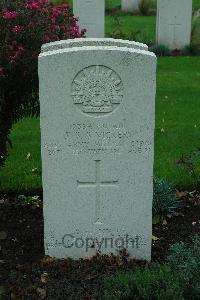 Cite Bonjean Military Cemetery Armentieres - Vickery, James Sidney Swanton