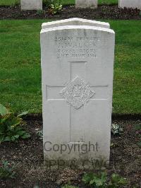 Cite Bonjean Military Cemetery Armentieres - Walker, T