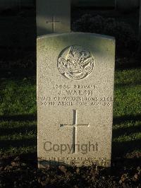 Cite Bonjean Military Cemetery Armentieres - Walsh, James