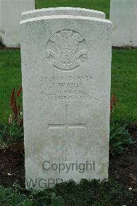 Cite Bonjean Military Cemetery Armentieres - Ward, J