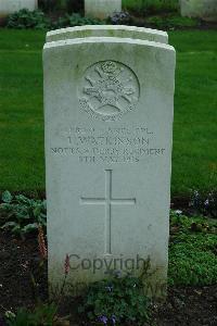 Cite Bonjean Military Cemetery Armentieres - Watkinson, L