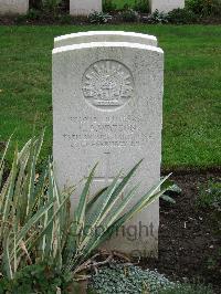 Cite Bonjean Military Cemetery Armentieres - Watson, Cyril Austin