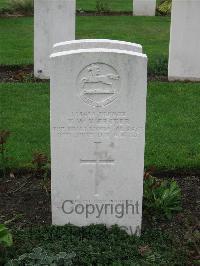 Cite Bonjean Military Cemetery Armentieres - Webster, Thomas William