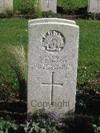 Cite Bonjean Military Cemetery Armentieres - Welch, Edward Frederick