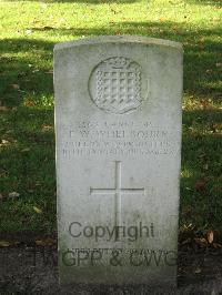 Cite Bonjean Military Cemetery Armentieres - Whelbourn, Frederick William