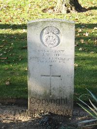 Cite Bonjean Military Cemetery Armentieres - White, J