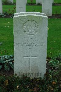 Cite Bonjean Military Cemetery Armentieres - Witt, William Edward