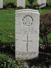 Cite Bonjean Military Cemetery Armentieres - Woolley, Charles Edward