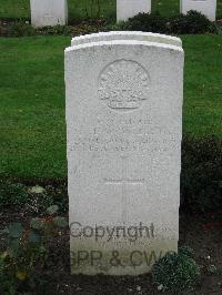 Cite Bonjean Military Cemetery Armentieres - Wright, Frank Edward William