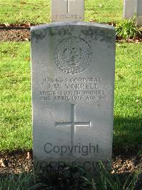 Cite Bonjean Military Cemetery Armentieres - Yerrell, J W